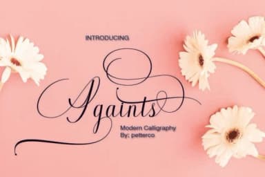 Againts Font by petterco.font — Script Handwritten Font — thumbnail 6