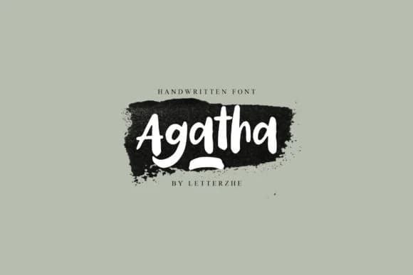 Agatha Font by letterzhe — Script Handwritten Font — preview 1