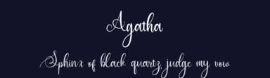 Agatha by JunCreative — Script Handwritten Font — thumbnail 2