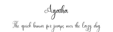 Agatha by JunCreative — Script Handwritten Font — thumbnail 1