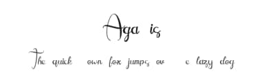 Agathis by Letterafa Studio — Script Handwritten Font — thumbnail 1