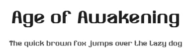 Age of Awakening by weknow — Sans Serif Font — thumbnail 1