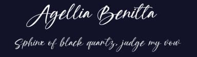 Agellia Benitta by Scratchones — Script Handwritten Font — thumbnail 2