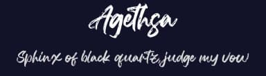 Agethsa by StringLabs Creative Studio — Script Handwritten Font — thumbnail 2