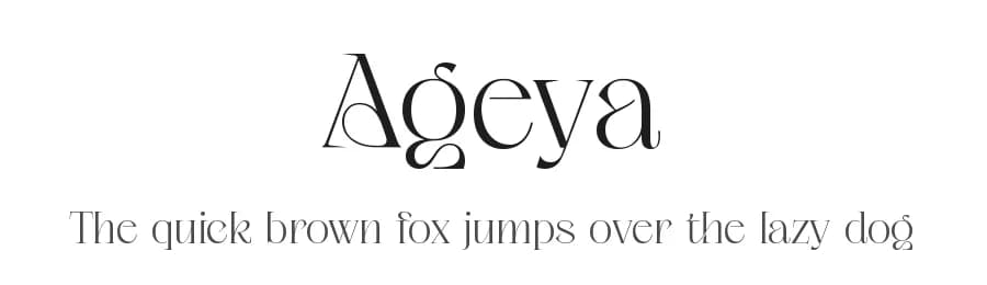 Ageya by Kulokale Studio — Serif Font