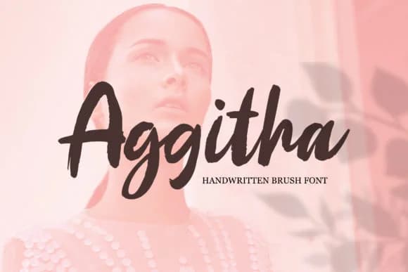 Aggitha Font by Weape Design — Script Handwritten Font