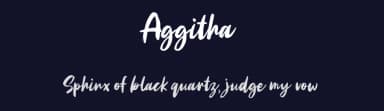 Aggitha by Weape Studio — Script Handwritten Font — thumbnail 2