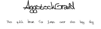 AggstockGravid by TarmSaft Font Factory — Script Handwritten Font — thumbnail 1