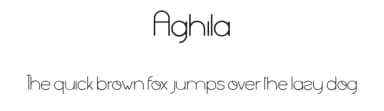 Aghila by Albertako — Sans Serif Font — thumbnail 1