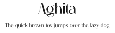 Aghita by Tokopress — Serif Font — thumbnail 1