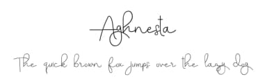 Aghnesta by Edric Studio — Script Handwritten Font — thumbnail 1