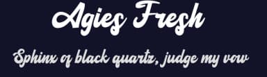 Agies Fresh by StringLabs Creative Studio — Script Handwritten Font — thumbnail 2