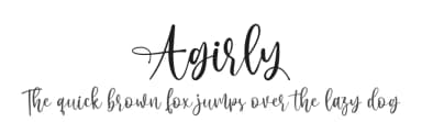 Agirly by Absonstype Studio — Script Handwritten Font — thumbnail 1