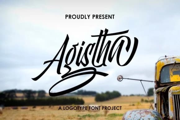 Agistha Font by LostvolType — Script Handwritten Font