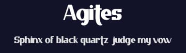 Agites by Vunira Design — Sans Serif Font — thumbnail 2