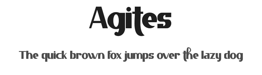 Agites by Vunira Design — Sans Serif Font