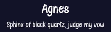 Agnes by Graphix Line Studio — Script Handwritten Font — thumbnail 2