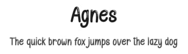 Agnes by Graphix Line Studio — Script Handwritten Font — thumbnail 1