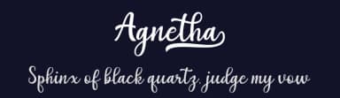 Agnetha by Uloel Design — Script Handwritten Font — thumbnail 2