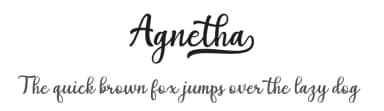 Agnetha by Uloel Design — Script Handwritten Font — thumbnail 1