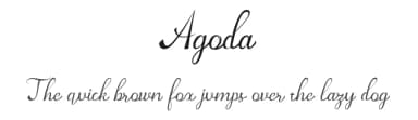 Agoda by Rezastudio — Script Handwritten Font — thumbnail 1
