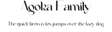 Agoka Family by Delipensil — Sans Serif Font — thumbnail 1