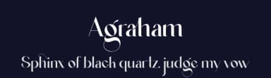 Agraham by Hishand Studio — Serif Font — thumbnail 2