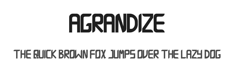 Agrandize by NihStudio — Sans Serif Font
