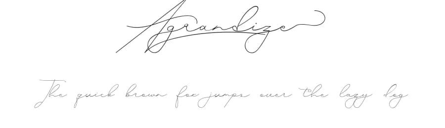 Agrandize by NihStudio — Script Handwritten Font