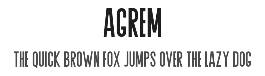 Agrem by Maulana Creative — Sans Serif Font