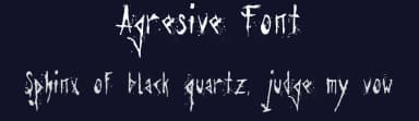 Agresive Font by Juan Martín  Romaris — Script Handwritten Font — thumbnail 2