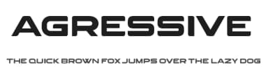 Agressive by Uroboros Design — Sans Serif Font — thumbnail 1