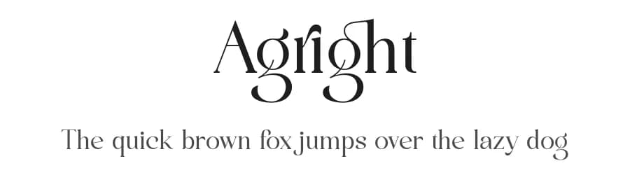 Agright by 177Studio — Serif Font