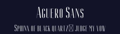 Aguero Sans by Craft Supply Co. — Sans Serif Font — thumbnail 2