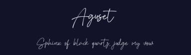 Aguset by StringLabs Creative Studio — Script Handwritten Font — thumbnail 2