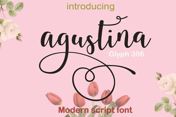 Agustina Font by Cooldesignlab — Script Handwritten Font