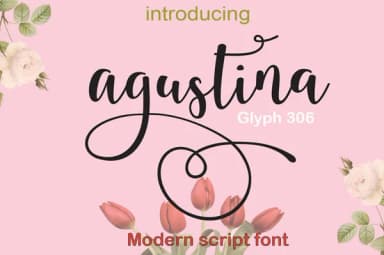 Agustina Font by Cooldesignlab — Script Handwritten Font — thumbnail 1