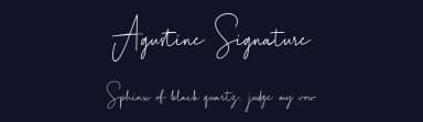 Agustine Signature by Typebae Foundry — Script Handwritten Font — thumbnail 2