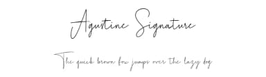 Agustine Signature by Typebae Foundry — Script Handwritten Font — thumbnail 1