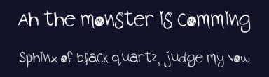 Ah the monster is comming by Maria C — Script Handwritten Font — thumbnail 2