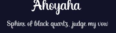 Ahoyaha by Emanes Dsign — Script Handwritten Font — thumbnail 2