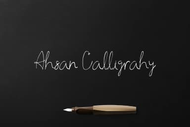 Ahsan Calligraphy Font by creativetacos — Script Handwritten Font — thumbnail 1