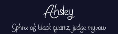 Ahsley by Eldertype Studio — Script Handwritten Font — thumbnail 2