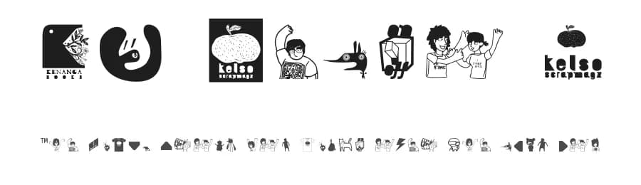 AI Kelso D by Ritchtype — Dingbats Font