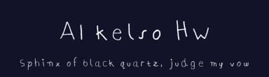 AI kelso HW by Ritchtype — Script Handwritten Font — thumbnail 2