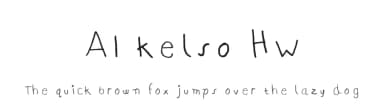AI kelso HW by Ritchtype — Script Handwritten Font — thumbnail 1