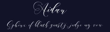 Aidan by Jroh Creative — Script Handwritten Font — thumbnail 2