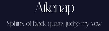 Aikenap by Muksal Creative — Serif Font — thumbnail 2