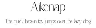 Aikenap by Muksal Creative — Serif Font — thumbnail 1