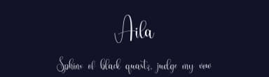 Aila by PiPi Creative STUDIO — Script Handwritten Font — thumbnail 2